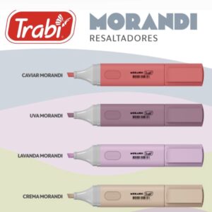 Resaltador Morandi 1 x4 Colores - TRABI