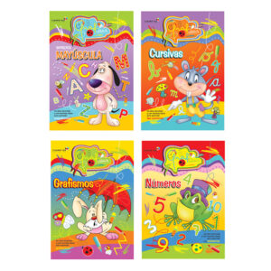 Grafideas, Mayusculas, Cursivas, Grafismos, Numeros - EDITORIAL BETINA