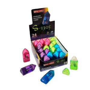 Sacapuntas Con Goma y Depósito x24 unidades- UTIL UNO