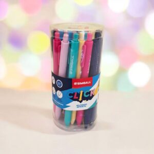 Boligrafo Retractil Click x30 unidades - SIMBALL
