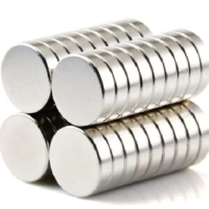 Imán Neodimio Niquel 10mm x 2mm x50 unidades - ASB