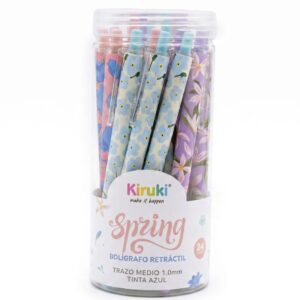 Bolígrafo Retráctil Fantasía " SPRING " x24 unidades - KIRUKI
