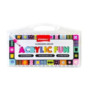 Marcadores Acrylic Fun x36 colores SIMBALL
