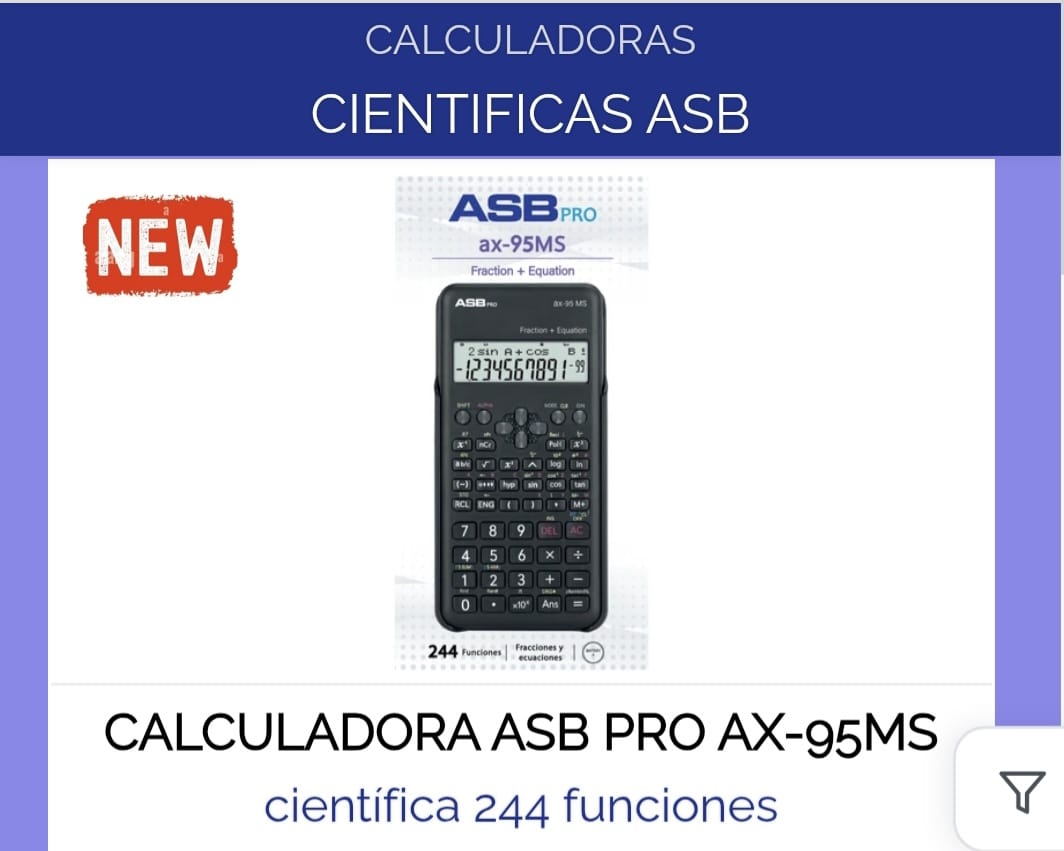 Calculadora Científica AX-95MS - 244 Funciones - ASB - Image 2