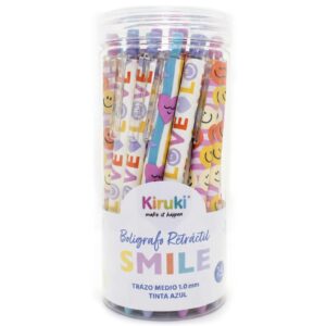 Bolígrafo Retráctil Fantasía "Smile" x24 unidades - KIRUKI